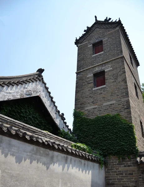 Çin antik tuğla bina — Stok fotoğraf