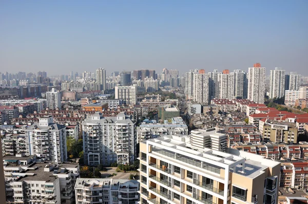 上海的城市景观 图库照片