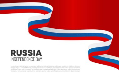 Rusya 'nın Bağımsızlık Günü 12 Haziran' daki ulusal kutlama afişi.