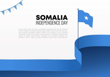 1 Temmuz 'daki ulusal kutlama için Somali Bağımsızlık Günü afişi.