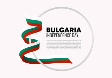 Bulgaristan 'ın Bağımsızlık Günü, 22 Eylül' deki ulusal kutlama afişi.
