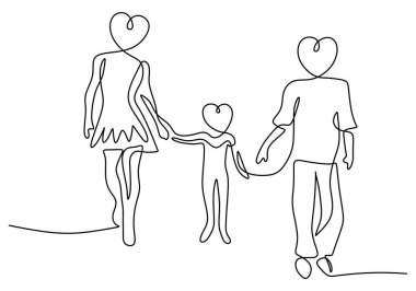 Beyaz arka planda izole edilmiş bir çocukla mutlu bir ebeveyn günü..