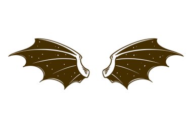 dragon wing vector illustration