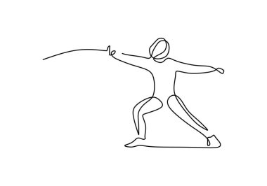 Beyaz arka planda izole edilmiş bir spor teması için tek sıra halinde bir adam hangar çalıyor..