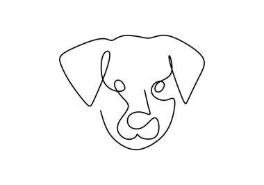 Uluslararası köpek günü için aralıksız tek bir kuyruk beyaz arka planda izole edilmiş..