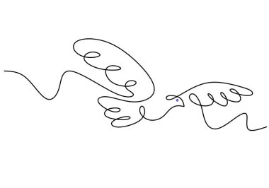 Beyaz arka planda izole edilmiş tek bir güvercin hattı..