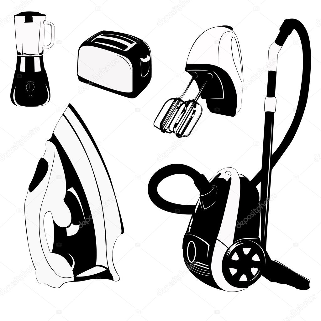 Download Vector illustration.Home appliances ⬇ Vector Image by ...