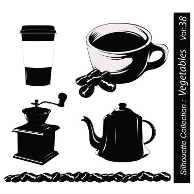 kahve. vektör çizim.