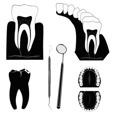 diş hekimliği, vektör çizim