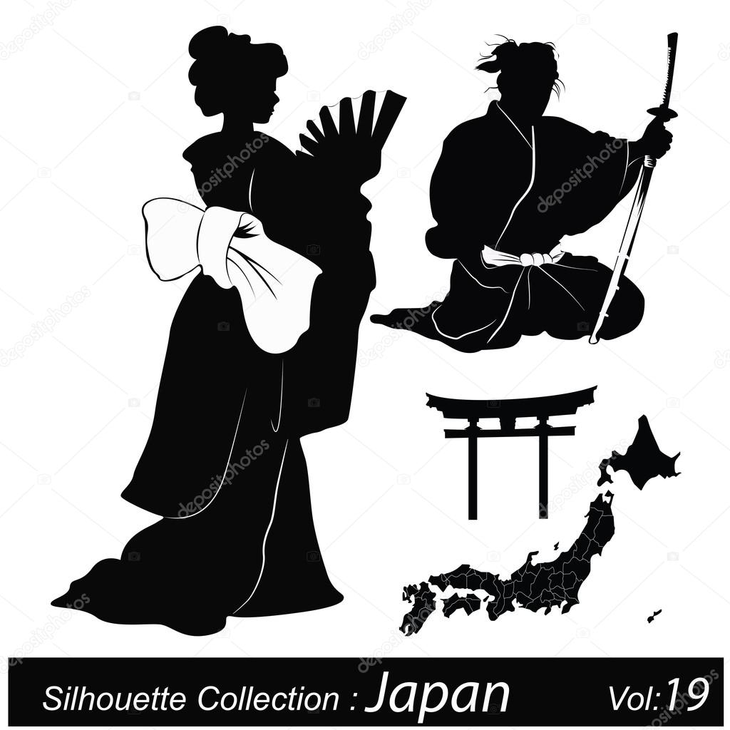 Vector Illustration: Japan and japanese