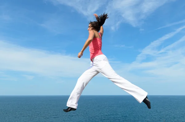 Stile di vita divertente sul mare — Foto Stock