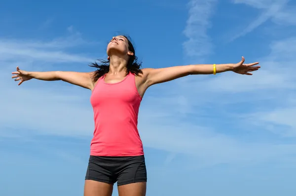 Feliz chica libre — Foto de Stock