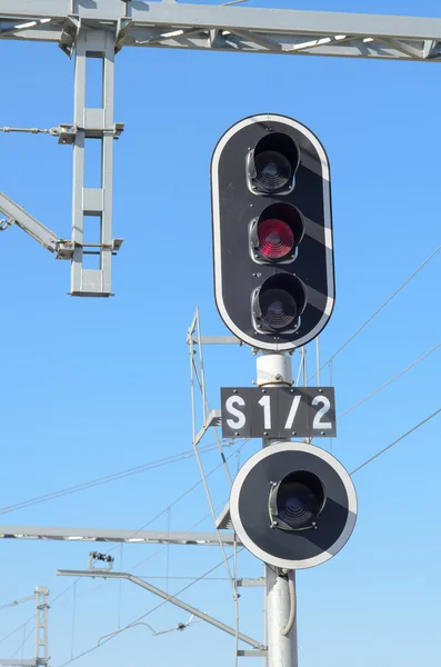 Semáforo ferroviario —  Fotos de Stock