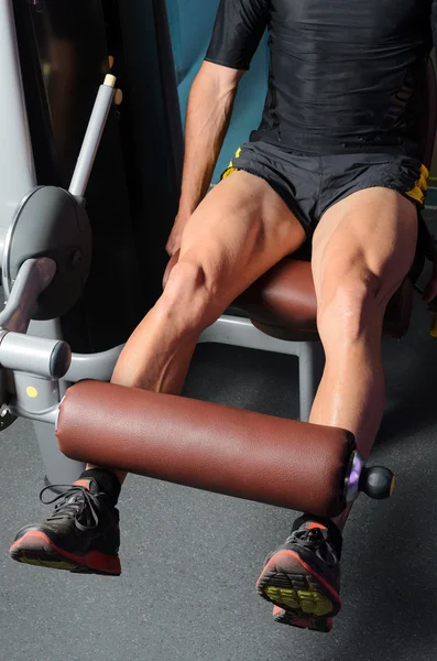 허벅지 근육 훈련 — 스톡 사진