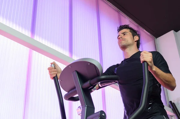 Hard Cardio in Elliptical — Stock Photo, Image