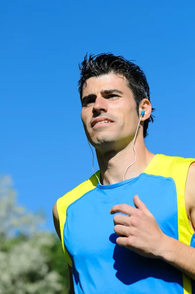 Running Portrait — Stock Photo, Image