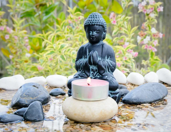 Jardim de água Budha — Fotografia de Stock