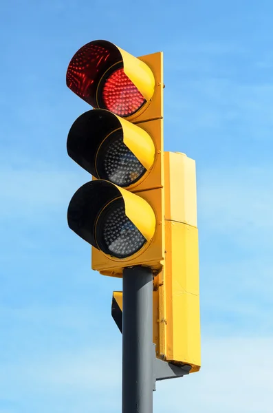 Semáforo de luz roja —  Fotos de Stock