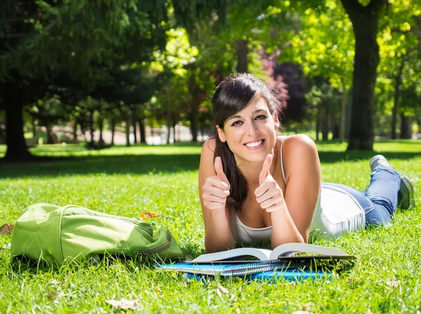 Úspěšné teen student — Stock fotografie