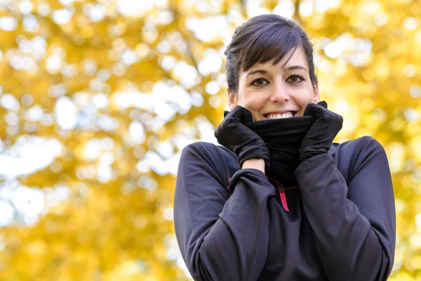 Koude opleiding in de herfst — Stockfoto