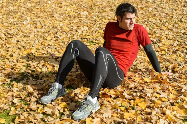 Athlete relaxing — Stock Photo, Image