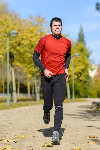 Athletische Läuferin — Stockfoto