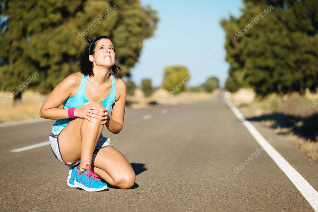Running knee pain — Stock Photo © Dirima 43991125