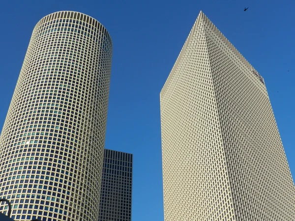 Tel aviv,high-rise towers 로열티 프리 스톡 이미지