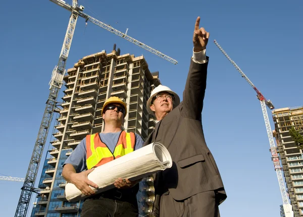 Contractor and Foreman — Stock Photo, Image