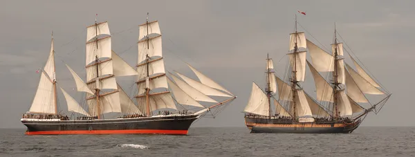 Tall ships profil — Stockfoto