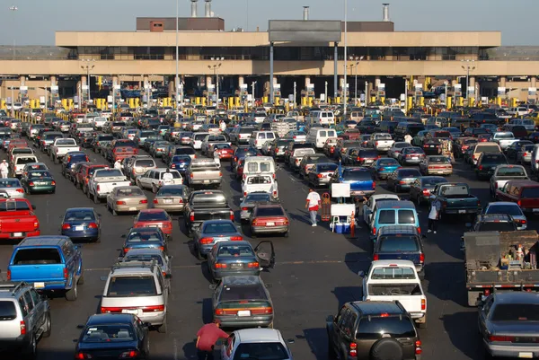 US Mexican border — Stock Photo, Image