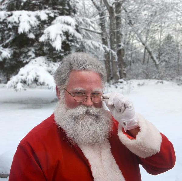 Vinter santa — Stockfoto