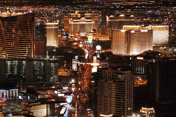Las Vegas Strip from above — Stock Photo, Image