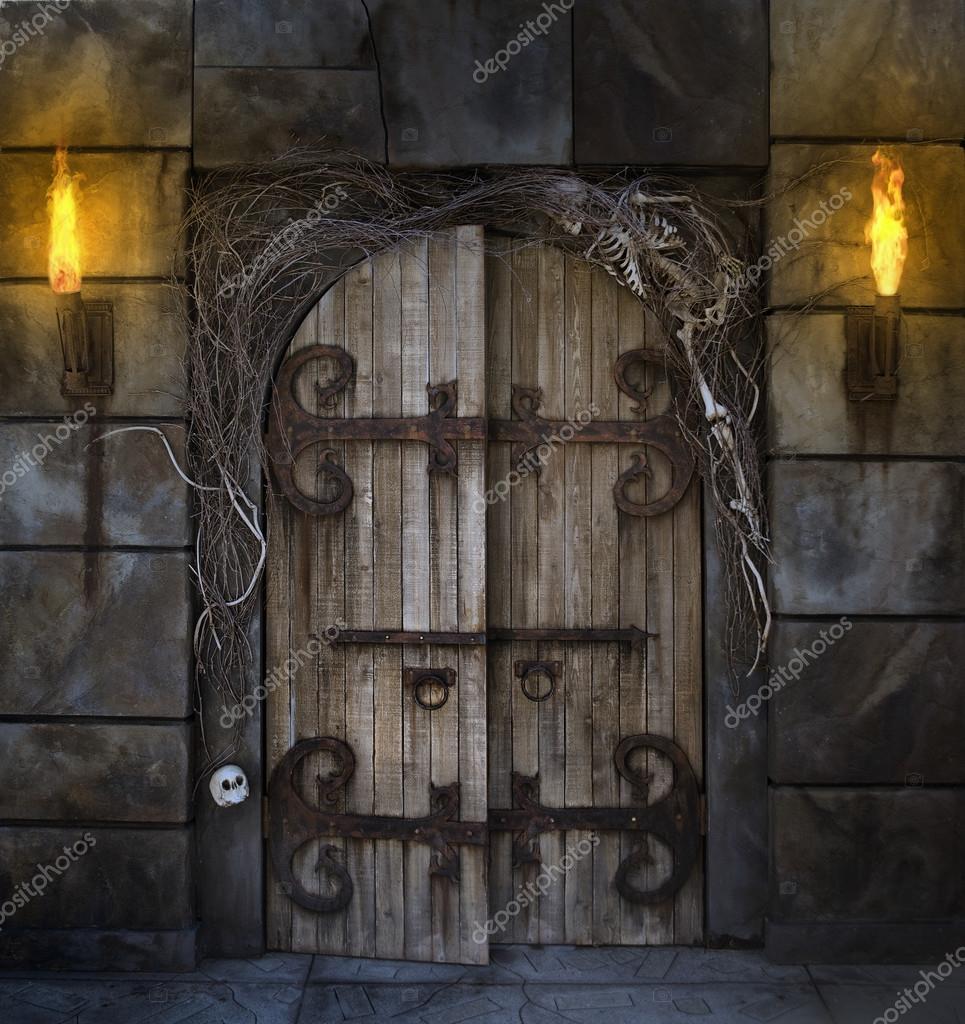 Spooky Door Stock Photo By C Jamesgroup