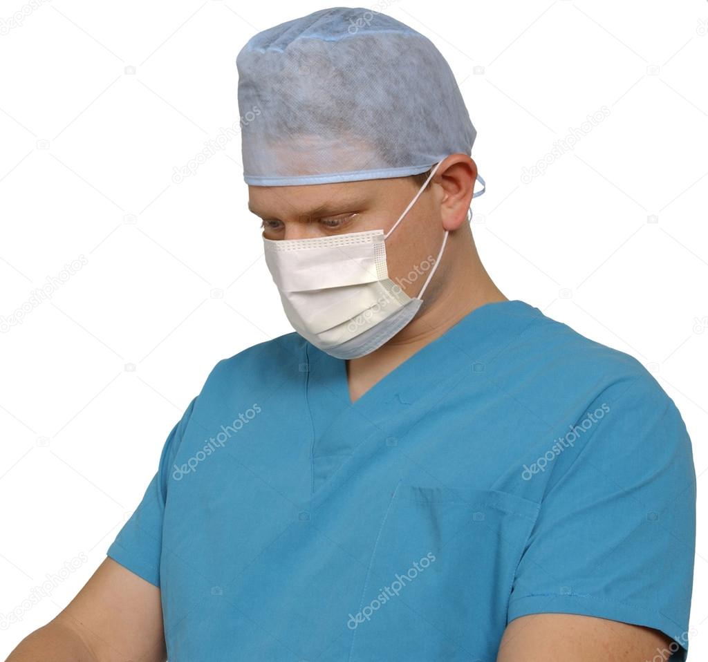 Surgeon on White