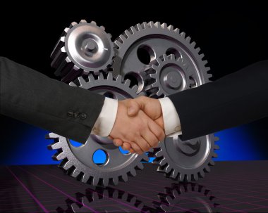 Manufacturing partners clipart