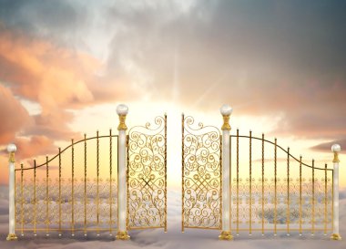 Pearly Gates Landscape clipart