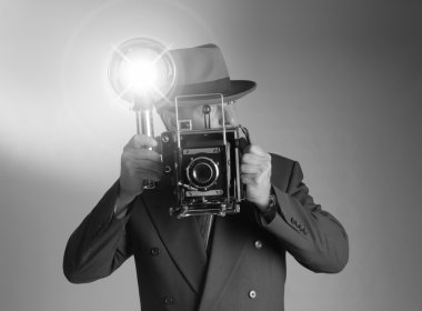 Retro fotoğrafçı