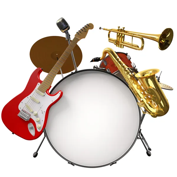 Jazz Montage — Stock Photo, Image