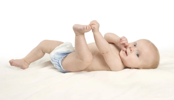 Lekfull baby — Stockfoto