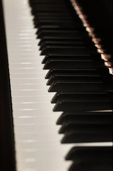 Teclas de piano — Fotografia de Stock