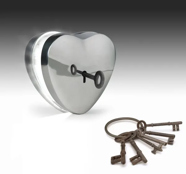 Le chiavi del cuore — Foto Stock