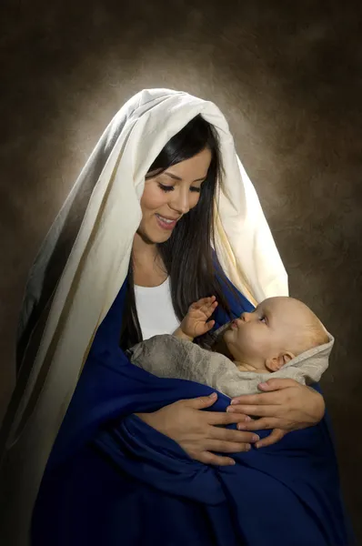 Mary & Jézus — Stock Fotó