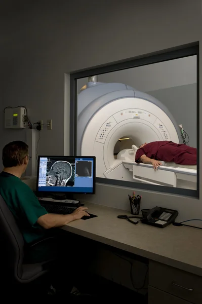 Sala di controllo MRI — Foto Stock