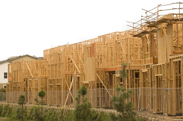 Construcción de casas nuevas — Foto de Stock