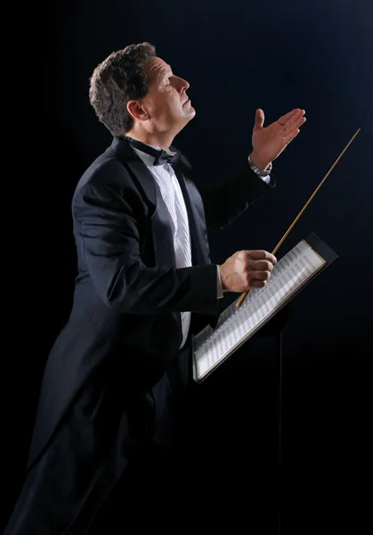 Le chef d'orchestre musical — Photo