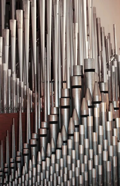 Pipe organ pipes — Stock Photo, Image