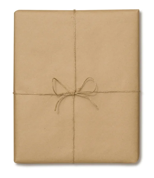 Pakiet brązowy papier — Zdjęcie stockowe