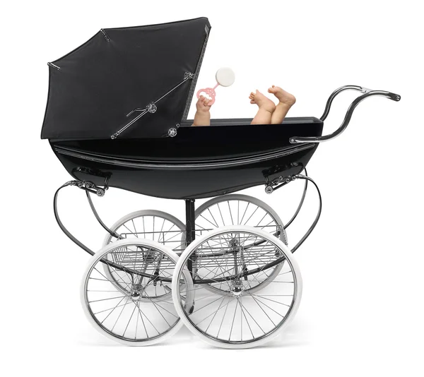 Bebê no carrinho — Fotografia de Stock