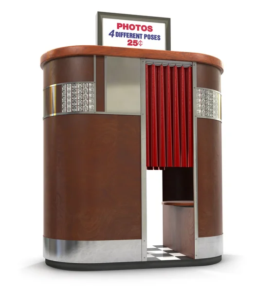 Retro Photo Booth — Stockfoto